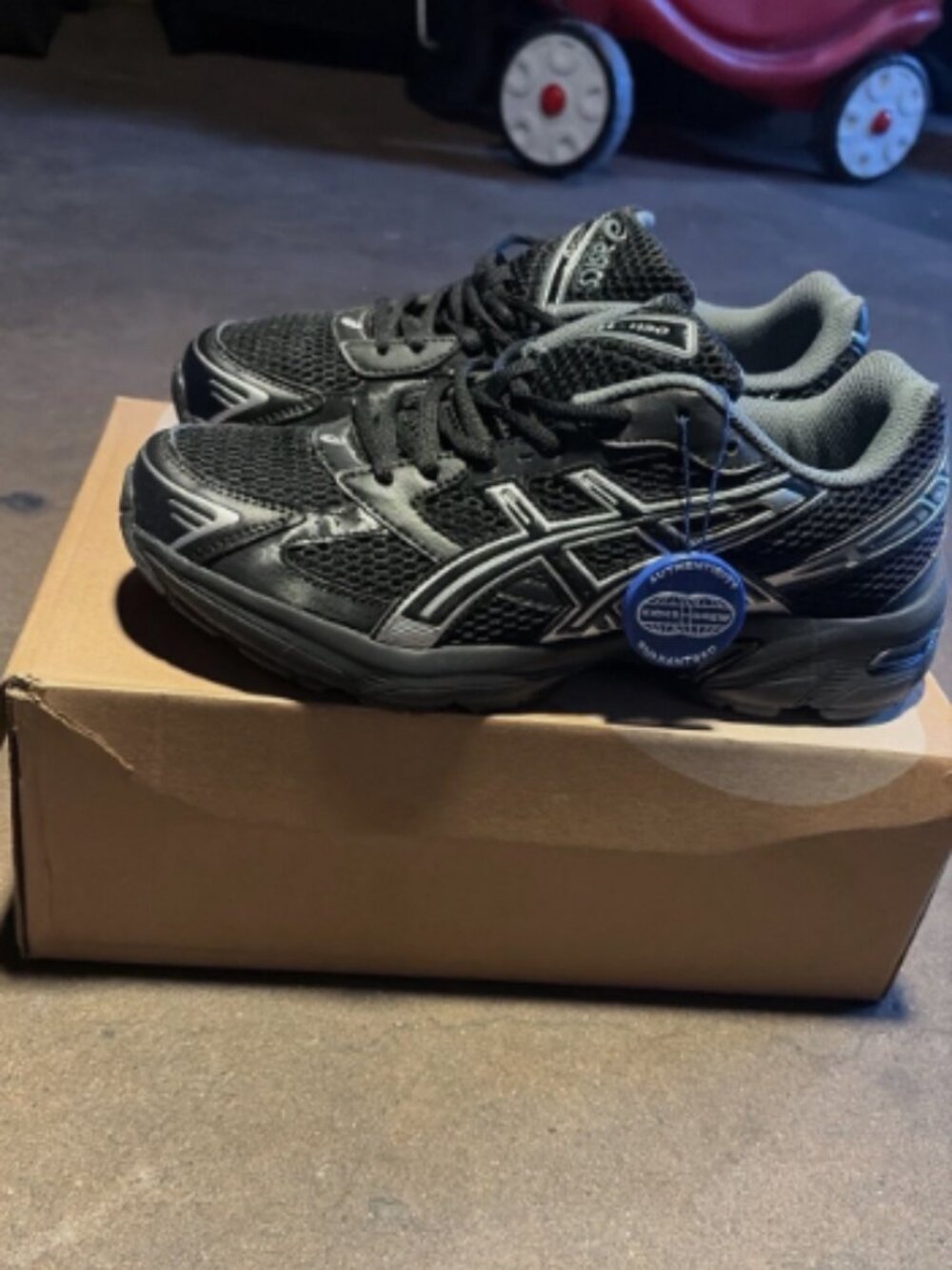 ASICS GEL-1130 Men’s Low Top Mesh Sneakers Black